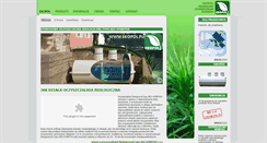 Desktop Screenshot of ekopol-oczyszczalnie.pl